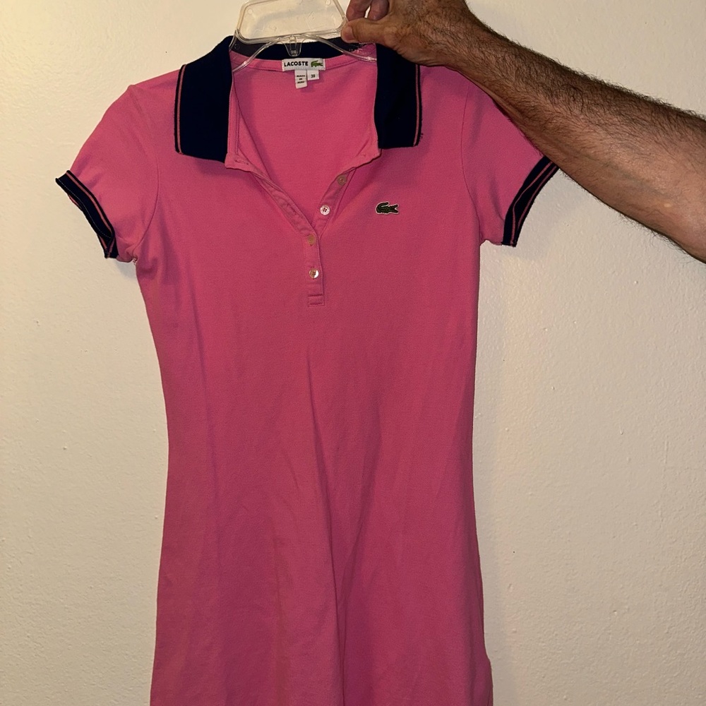 Pink lacoste golf dress